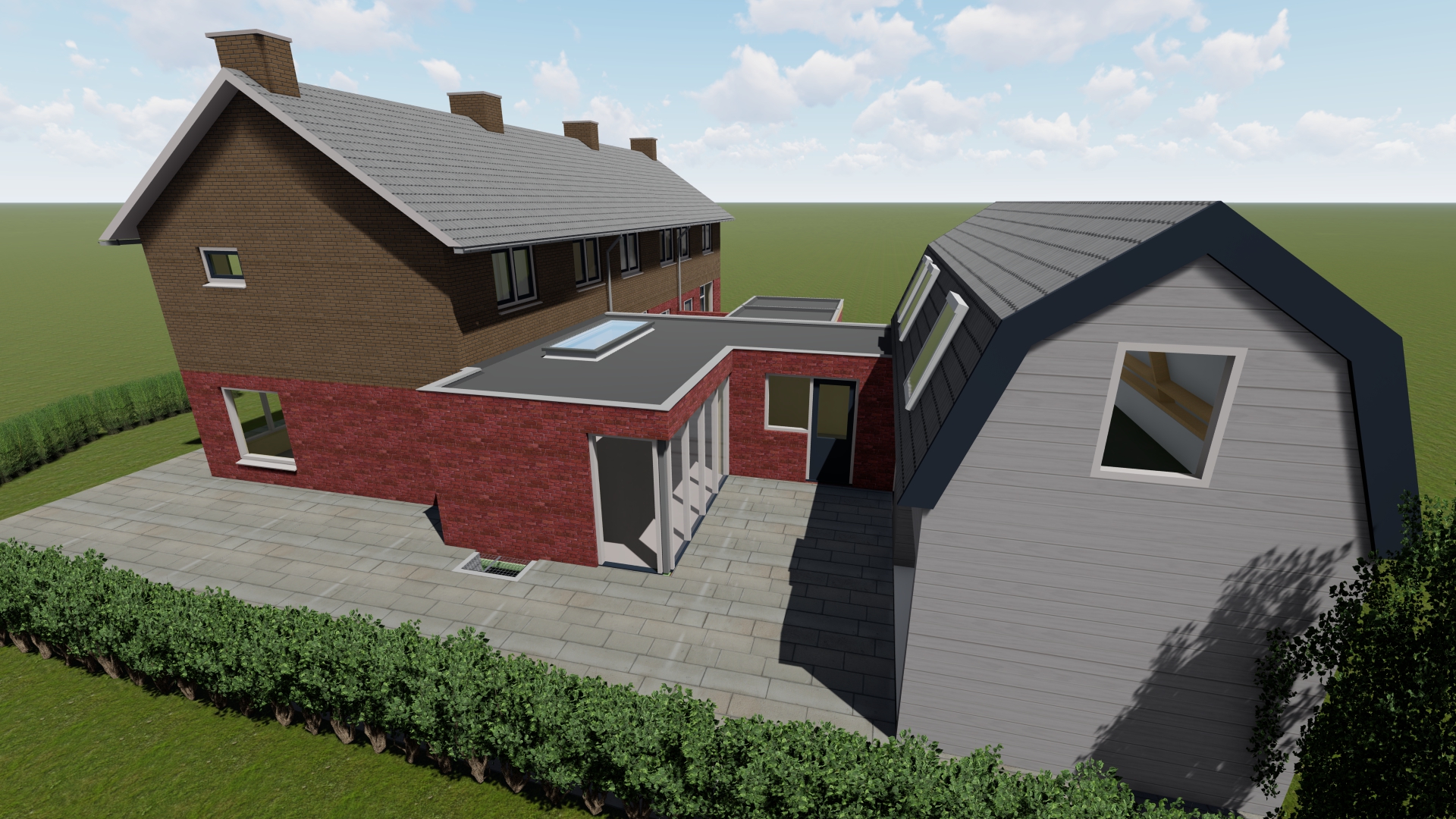 Ontwerp verbouwing woning Prinses Margrietstraat Amerongen